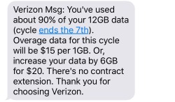 leafy-yawn:  When you finally download Pokemon go but then Verizon hits you with this text 
