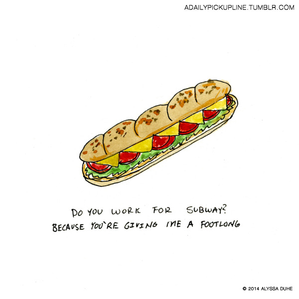 A Daily Pickup Line — I hope this isn't too cheesy, but I'll take the...