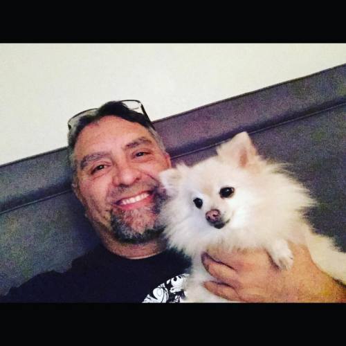 Queenie and me.  (at Hacienda Pèrez-Garcia)
