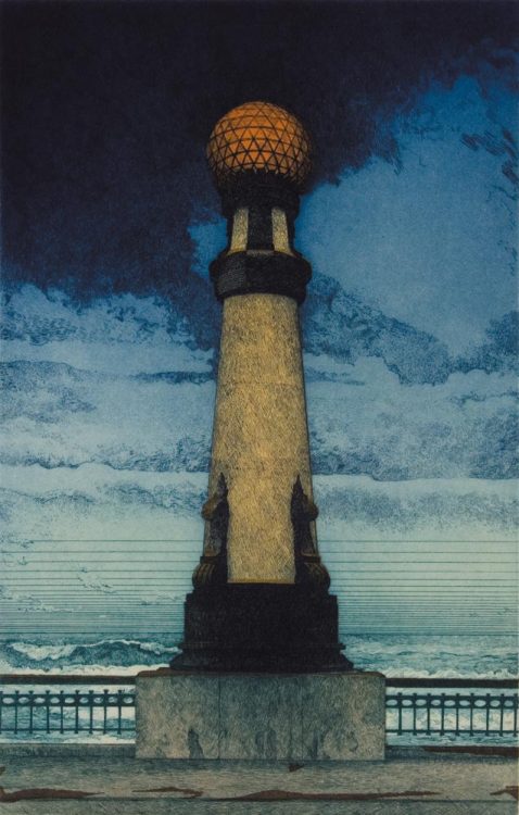 Farola del Kursaal , San Sebastian   -   Clara Gangutia  1986Spanish  b.1952-