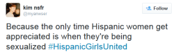 absolutelyiris:  #HispanicGirlsUnited is