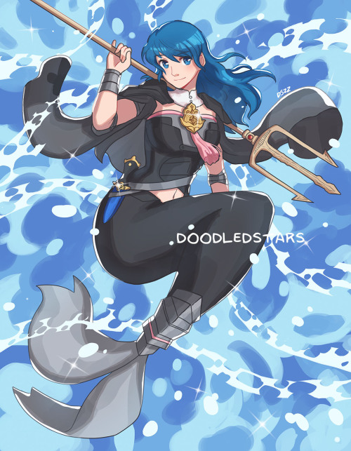 Happy Mermay everyone! Here’s Mermay Byleth! :)I’ll be making special prints and stickers of my upco