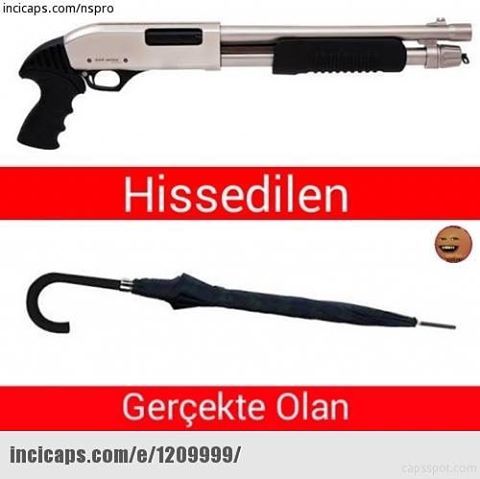 Hissedilen Gerçekte olan
...