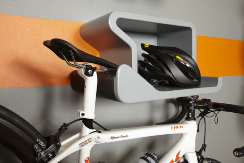 downbylow:  SHELFIE - home is where you hang your bike. by Juergen Beneke