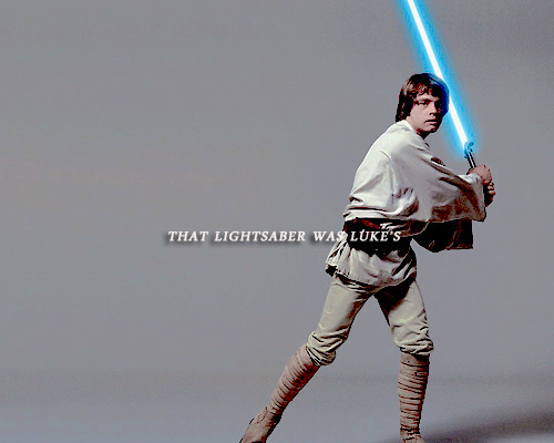 reyskywalkerrr:”The Force is strong in my family. My father has it. I have it. My sister has it. You