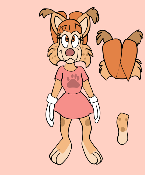 Molly was a character I made back in 2013 to be Bonkers’ love interest. She eventually evolved