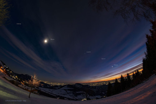 capturingthecosmos:  Planetary Alignment over Italy       via NASA https://ift.tt/3si6nDv