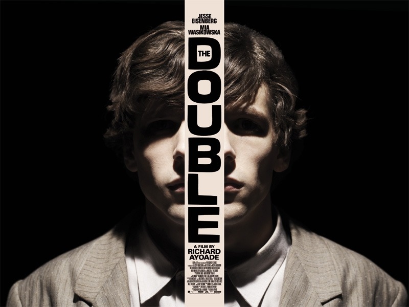 movilicious:  UK posters for “THE DOUBLE” with Jesse Eisenberg &amp; Mia