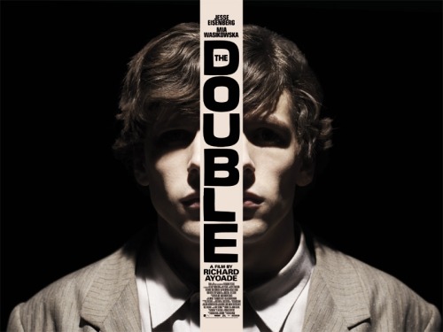movilicious:  UK posters for “THE DOUBLE” with Jesse Eisenberg & Mia Wasikowska 