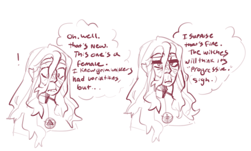 Hunter Being Transmasc Doesnt Make Sense Because Caleb Was- Okay But Consider THIS. Grimwalker Logic.