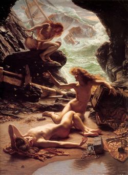 art-conosseur:Sir Edward John Poynter, The Cave of the Storm Nymphs