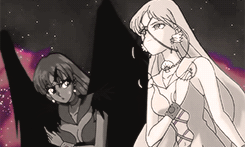 starlightxmoon:  SAILOR MOON GRAPHIC MEME  t w o villain groups: (&frac12;)
