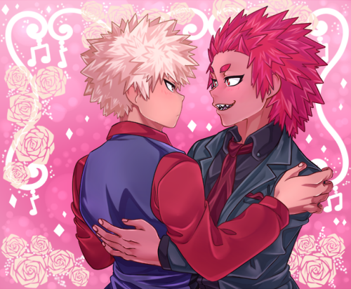  KiriBaku Week 2019 - Day 1_Dance / Suits / Music Happy KiriBaku week!! @krbkweek2k19I’m happy