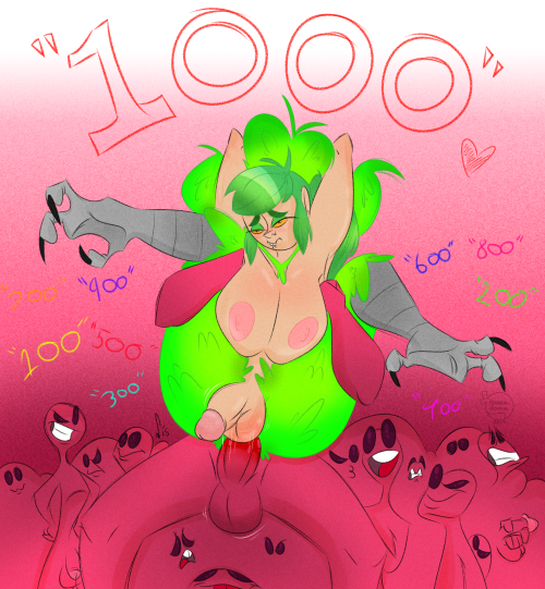 feathers-butts:  1K Celebration Hype!! Well I’ve reached my first milestone and I couldn’t be happier. And what better what to celebrate than give this blog’s mascot a little re-design. Something more appeal to the masses. I’d like to thank all