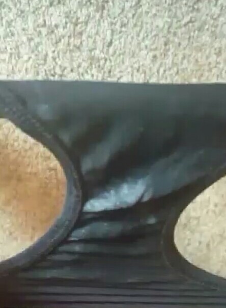 Hours later and my panties are still soaked with cum.