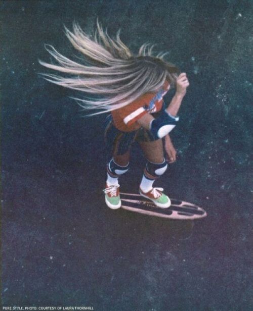 karidevereaux:…an ode to 1970s skater girls. 