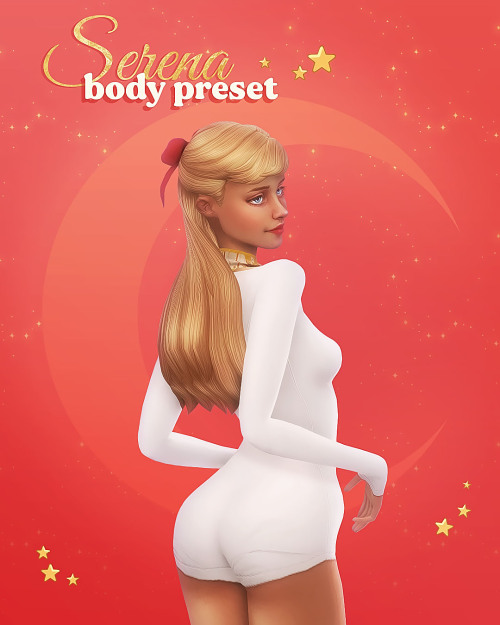 Serena body presetHello! The skin overlay which belongs to this will drop soon, so watch out This is