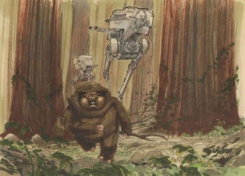 gffa:Return of the Jedi Concept Art by Joe Johnston, Ralph McQuarrie, Nilo Rodis-Jamero  (1/∞)
