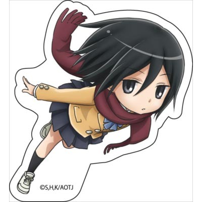 leviskinnyjeans:  Cafereo has announced a set of Shingeki! Kyojin Chuugakkou acrylic badges. These 5cm badges will go on sale mid November and retail for 500 yen each or 6,500 yen for the entire 13 piece set.  Source 
