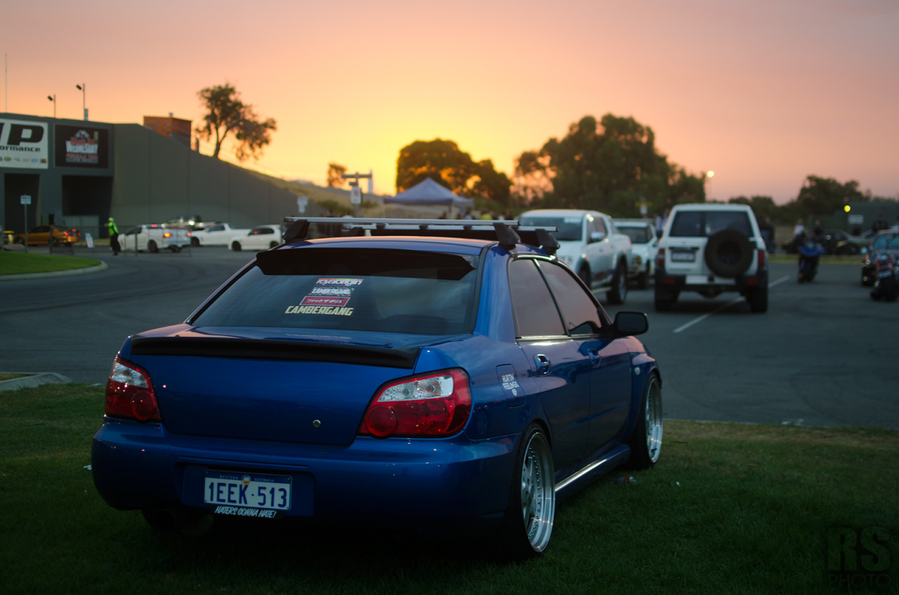 upyourexhaust:  Sexy Subie I snapped last night at Perth Motorplex, Western Australia.