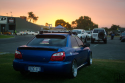 Upyourexhaust:  Sexy Subie I Snapped Last Night At Perth Motorplex, Western Australia.