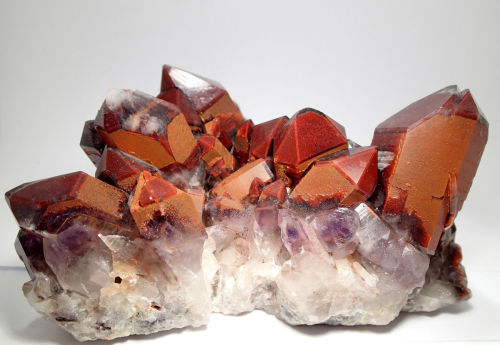 bijoux-et-mineraux:  Red Phantom Quartz - Orange River District, Namibia 