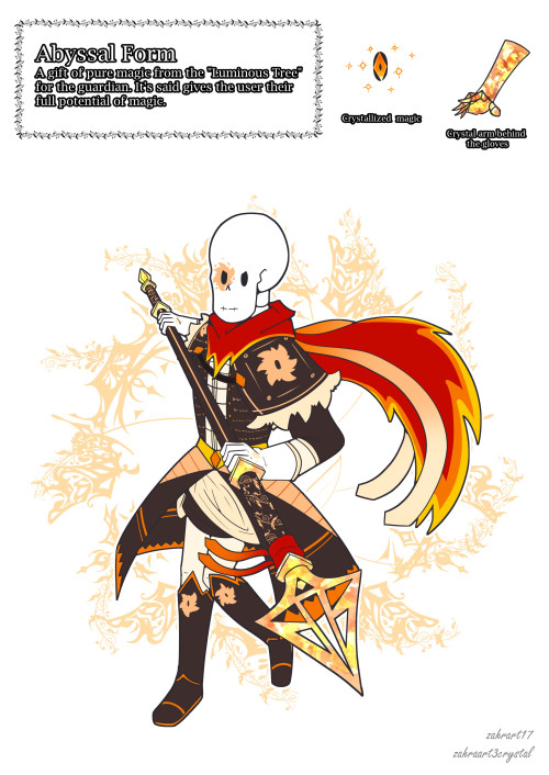 Crystal Papyrus / Rush ReferenceTitle: Precocious WarriorAU: CrystaltaleSoul Representation: Bravery