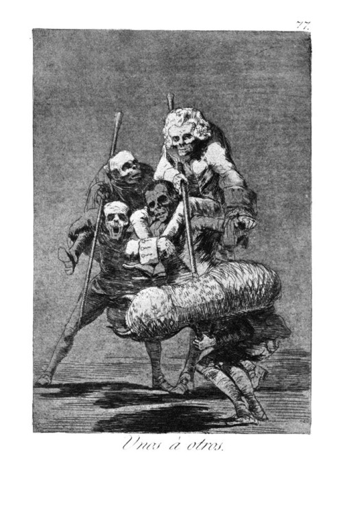 artist-goya: One to anothers, 1799, Francisco José de Goya y LucientesMedium: drypoint,etchin