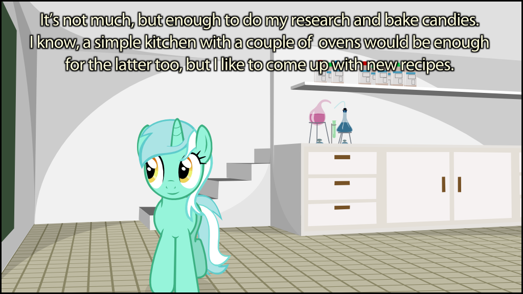 heartstringscomic:  Finally, in the lab.  xD Oh Bon-bon~ :3