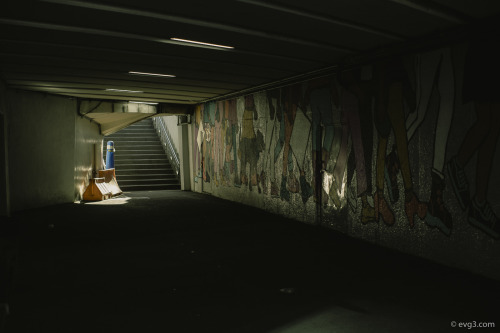 Pandemic Days, by Abelardo Ojeda. Insurgentes subway station and surroundings, Mexico City.// More o