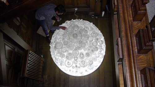 littlelimpstiff14u2:  Stuart Haygarth Turning various forms of flotsam into fashioned design piece is nothing new, as we’ve seen with his Tide Chandelier. Although trained in graphic design and photography, Haygarth’s fresh approach to found objects: