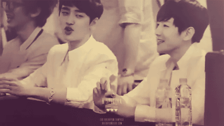 kyungsp:  it’s day 3 and this is my top OTP- Baeksoo!! one of them is serious
