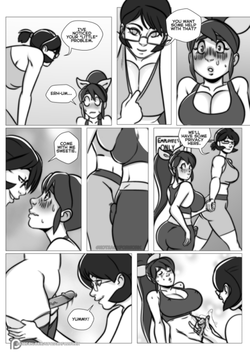 notzackforwork:  Tight Buns: a Zi short comic.  Want to support me? Share, and or consider my Kofi and/or Patreon   ko-fi.com/notzackforwork  patreon.com/notzackforwork