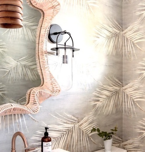 Powder Room Bathroom In Charleston Picture Of A Powder Room In The Beach Style