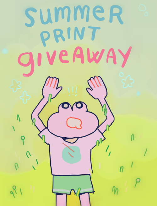 ooj:HELLO !! i am reopening my print store for the summer and i thought i’d do a little giveaway (al