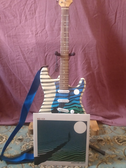 Guitar Painted For Red Vox, March 2021
