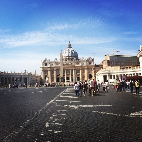 Saturday in Rome. #vatican #goodmorning #italy http://ift.tt/1sqgyS1