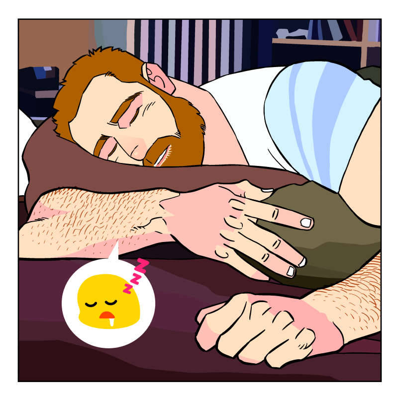 Sometimes when I wake up before Joe does in the morning, I will spend a long time