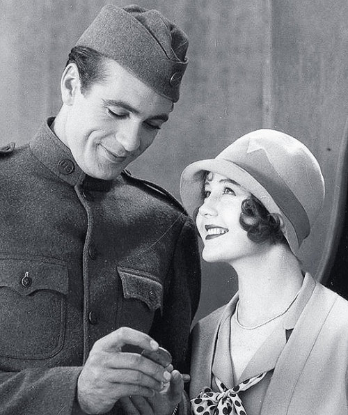 misshazelflagg: Gary Cooper and Nancy Carroll in The Shopworn Angel (1928)