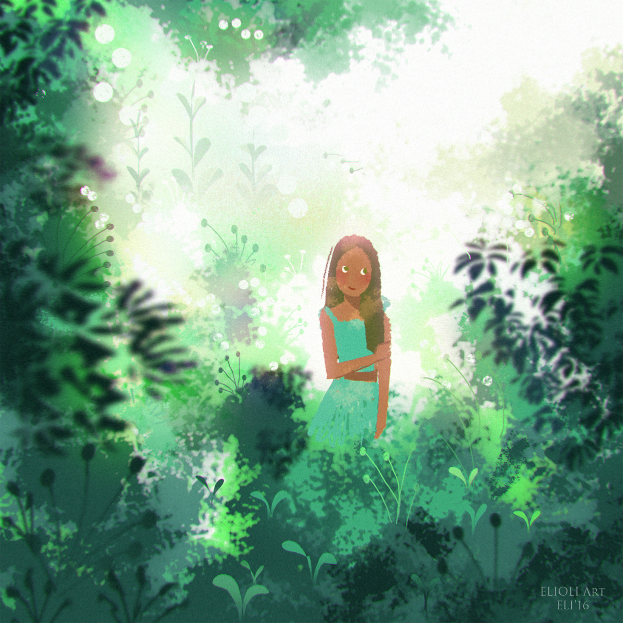 elioli-art:  Quick break blahs. Back to working on the book… - ELI 