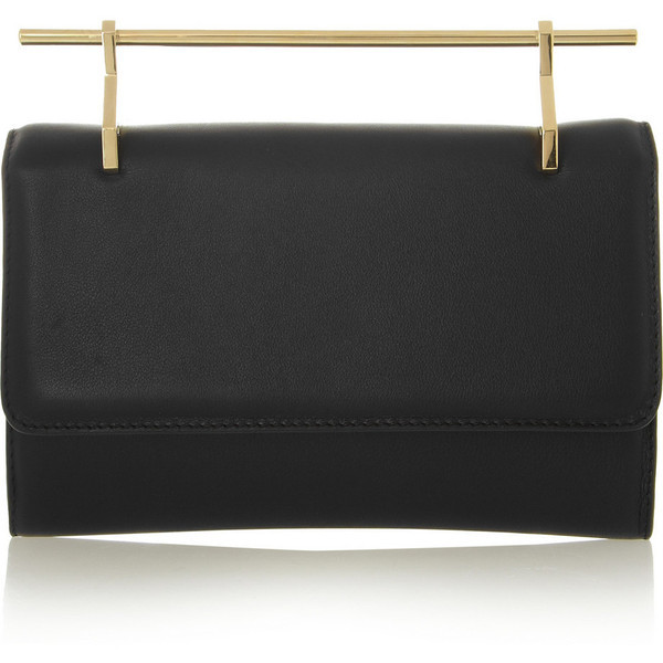 M2Malletier Fabricca leather clutch ❤ liked on Polyvore (see more genuine leather purses)