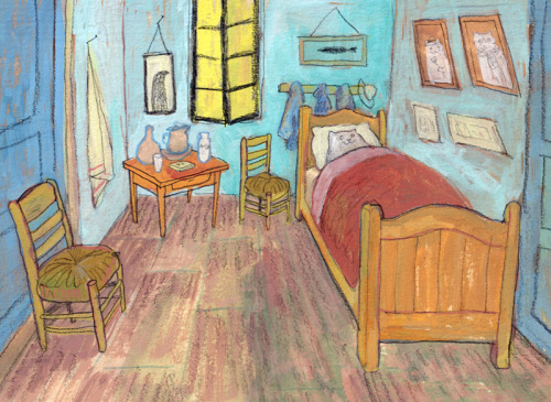 dawningcrow:Nap in Van gogh’s bedroom”