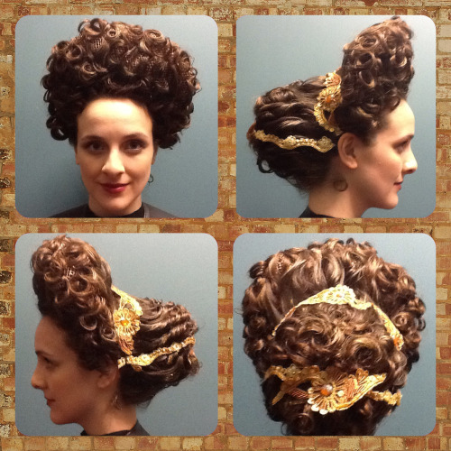 spokanesammirose: jeannepompadour: Recreation of an Ancient Roman hairstyle from the Flavian period 