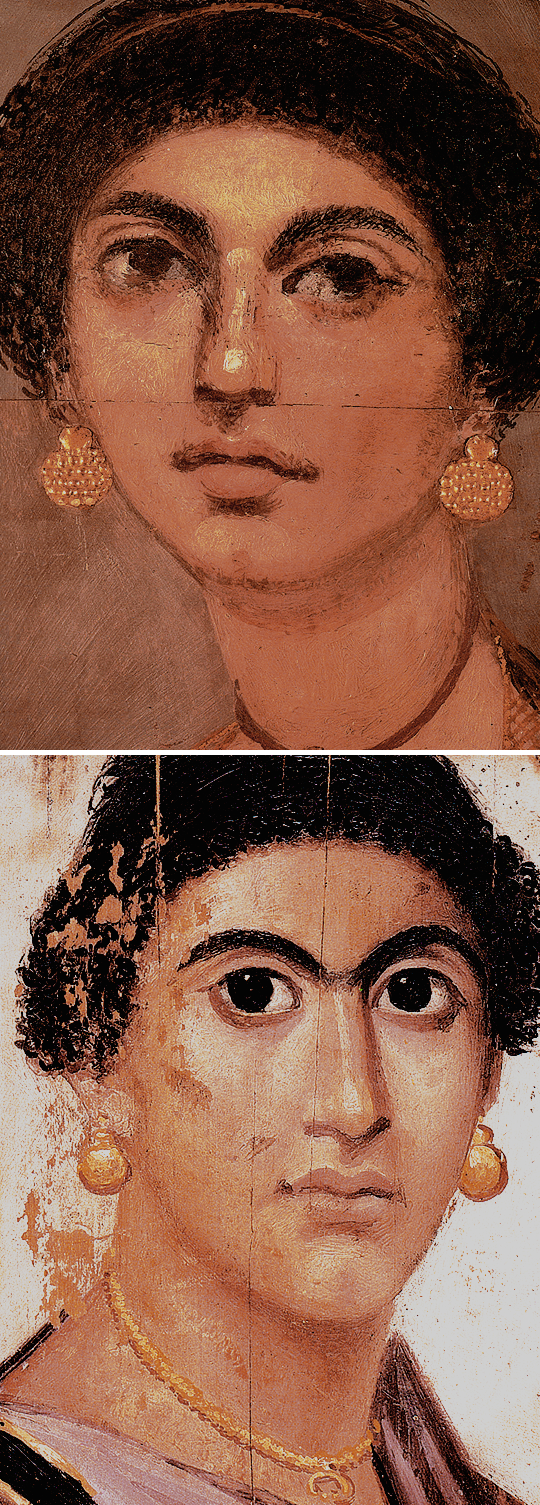 PAINTED MUMMY PORTRAITS OF EGYPTIANS DURING THE ROMAN PERIOD