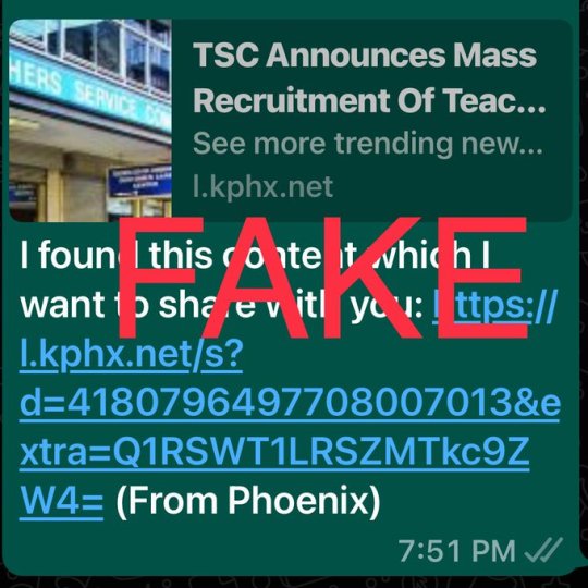 TSC Has Not Announced Mass Recruitment Of Teachers