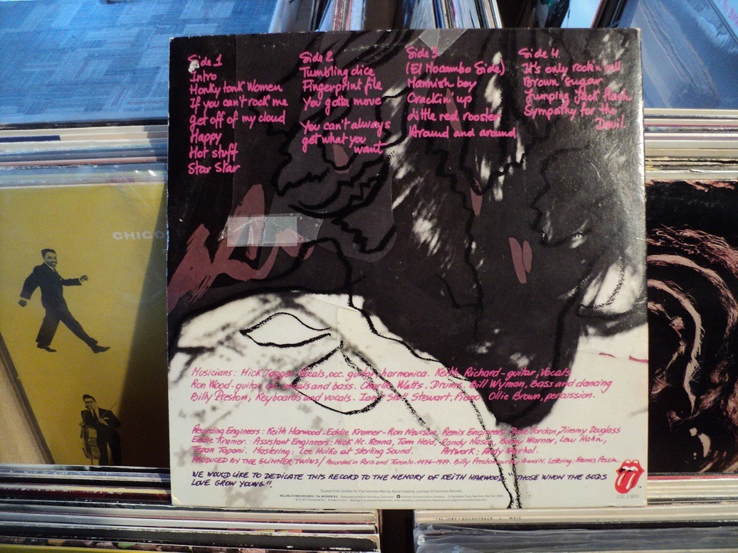 eclipserecords:  Eclipse Record of the Day: The Rolling Stones Love You Live (1977).