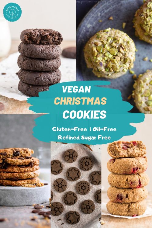Enjoy this delicious round of 𝗛𝗲𝗮𝗹𝘁𝗵𝘆 𝗩𝗲𝗴𝗮𝗻 𝗖𝗵𝗿𝗶𝘀𝘁𝗺𝗮𝘀 𝗖𝗼𝗼𝗸𝗶𝗲𝘀 that are refined sugar free, gluten-free and oil-free. Those simple and gorgeous cookies will definitely be part of your holiday baking traditions!...