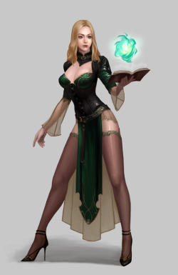 breathtakenfantasies:  Sorcerer by Moogyu 