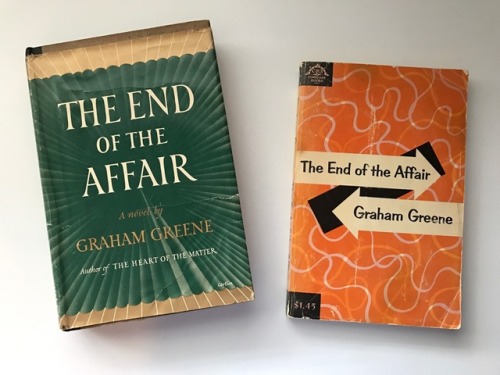 the-forest-library:Ok @macrolit I see your The End of the Affair, and I raise you two vintage editio