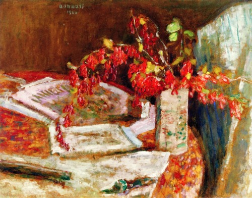Bouquet of Flowers on a Table, Pierre Bonnard1900